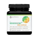 Youtheory, Immune+,  Daily Wellness, 60 Vegetarian Capsules